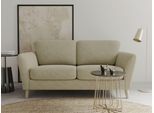 2-Sitzer HOME AFFAIRE "MARSEILLE Kompaktsofa 170 cm, Cord, Flachgewebe, Struktur, Webstoff", braun (latte), B:170cm H:88cm T:90cm, Struktur fein (58% Polyester, 22% Polypropylen);Filzoptik (100% Polyester);Webstoff (100% Polyester), Sofas, Massivholzbeine Eiche, Landhausstil, Wellenunterfederung