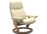 Relaxsessel STRESSLESS "Consul", beige (vanilla paloma), B:72cm H:94cm T:70cm, Leder BATICK: BATICK ist ein leicht korrigiertes, durchgefärbtes und genarbtes Möbelleder, bei dem die meisten Unebenheiten und Spuren in der Regel entfernt wurden.;Leder PALOMA: PALOMA ist ein durchgefärbtes Semianilin-Möbelleder mit natürlicher Narbung.;ROHLEDER Stoff Q2 FARON: Ein fester zuverlässiger Bouclé mit eine
