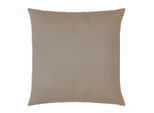 Dekokissen PAD "Leda", stone, unifarben, B:40cm L:40cm, Baumwolle, Dekokissen_Sitzkissen_Kissenhüllen, 100% Baumwolle