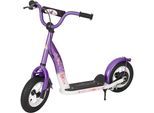 Scooter BIKESTAR, lila (violett, weiß), RollerB:50cm L:95cm, B:50cm L:95cm