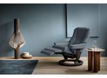 Relaxsessel STRESSLESS "Mayfair", blau (atlantic blau batick), B:79cm H:101cm T:77cm, Leder BATICK: BATICK ist ein leicht korrigiertes, durchgefärbtes und genarbtes Möbelleder, bei dem die meisten Unebenheiten und Spuren in der Regel entfernt wurden.;Leder PALOMA: PALOMA ist ein durchgefärbtes Semianilin-Möbelleder mit natürlicher Narbung.;ROHLEDER Stoff Q2 FARON: Ein fester zuverlässiger Bouclé m