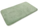 Badematte HOMIE LIVING "Porto Azzurro", grün (lind grün), H:30mm, Polyester, Badematten, Badematte, Badteppich, uni, rechteckig & rund, waschbar, Badezimmerteppich