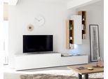 Kommode MÄUSBACHER "Debra", weiß (weiß matt), B:162cm H:35cm T:42cm, Sideboards, Kommode
