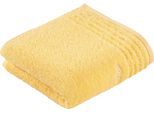Handtuch VOSSEN "Vienna Style Supersoft", gelb (citro), B:50cm L:100cm, Webfrottier, Baumwolle, Handtücher, Supersoft Baumwolle