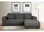 Ecksofa HOME AFFAIRE "BORNHOLM L-Form, B: 234 cm - OTTO. Verlässliche Qualität.", grau (dunkelgrau), B:234cm H:85cm T:162cm, 100% Polyester, Sofas, Ecksofa, Recamiere links oder rechts bestellbar, Wellenfederung, inkl. 2 Kissen