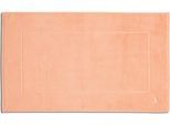 Badematte MÖVE "Superwuschel" Gr. 3, orange (peach fuzz), H:8mm, Baumwolle, Badematten, Badematte