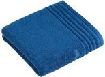 Handtuch VOSSEN "Vienna Style Supersoft", blau (tiefblau), B:50cm L:100cm, Webfrottier, Baumwolle, Handtücher, Supersoft Baumwolle