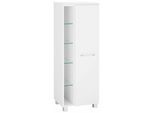Midischrank WELLTIME "Portofino", weiß (weiß, weiß), B:45cm H:122cm T:35cm, Schränke, Midischrank