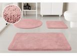 Badematte OTTO HOME "Neele", rosa, H:20mm, Polyester, Badematten, Badematte, Badteppich, getuftet, modern, Uni, antirutsch, flauschig, Hochflor