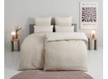 Bettwäsche TOM TAILOR HOME "Henry", beige, B/L: 155cm x 220cm, 1 Stk., 1 Stk., Renforcé, B/L: 80cm x 80cm, 3 Stk., Renforcé, Obermaterial: 100% Baumwolle, Bettwäsche, Bettwäsche, Bettwäsche aus Baumwolle, mit GRATIS-Zugabe: Sporthandtuch
