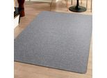 Teppich ANDIAMO "Luton, Made in Germany" Gr. 7, grau, B:100cm H:5mm L:150cm, Kunstfaser, Teppiche, Teppich, melierte Optik, auch als Läufer, Wohnzimmer & Schlafzimmer