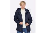 Winterjacke CASUAL LOOKS, Damen, Gr. 24, blau (marine), 100% Polyamid, unifarben, Jacken Winterjacke