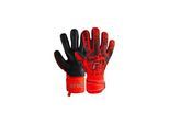 Torwarthandschuhe REUSCH "Attrakt Freegel Silver", Damen, Gr. 9, rot, 56% Elastodien, 34% Polyester, 5% Lederimitat, mehrfarbig, Handschuhe, mit hervorragendem Grip