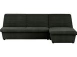 Ecksofa "LOOKS VIII L-Form", grün, B:274cm H:92cm T:168cm, 100% Polyester, LOOKS BY WOLFGANG JOOP, Sofas, Ecksofa, Quersteppung, ohne Armlehnen, in zwei verschiedenen Größen