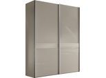 Schwebetürenschrank STAUD "Sinfonie Plus, edles Design in hochwertiger Qualität, Made in Germany", beige (sandglas, sandglas matt), B:225cm H:222cm T:68cm, Holzwerkstoff, Schränke, Schwebetürenschrank, In vier verschiedenen Ausstattungsvarianten