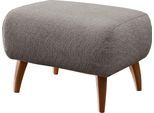 Hocker HOME AFFAIRE "Baggio", grau, B:63cm H:45cm T:63cm, 100% Polyester, Hocker, Hocker, mit Holzfüßen