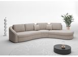Ecksofa SIT & MORE "Jazz L-Form", grau (elefant), B:366cm H:88cm T:230cm, 100% Polyester, Sofas, Ecksofa, In weiteren Größen erhältlich