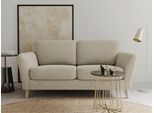 2-Sitzer HOME AFFAIRE "MARSEILLE Kompaktsofa 170 cm, Cord, Flachgewebe, Struktur, Webstoff", grau (warm grau), B:170cm H:88cm T:90cm, Struktur fein (58% Polyester, 22% Polypropylen);Filzoptik (100% Polyester);Webstoff (100% Polyester), Sofas, 2-Sitzer, Massivholzbeine Eiche, Landhausstil, Wellenunterfederung