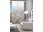 Schiebegardine VISION S "CIRCO", grau (taupe), B:60cm H:260cm, Polyester, Gardinen, Schiebegardine, DIGITALDRUCK