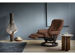 Relaxsessel STRESSLESS "Mayfair", braun (copper paloma), B:79cm H:101cm T:77cm, Leder BATICK: BATICK ist ein leicht korrigiertes, durchgefärbtes und genarbtes Möbelleder, bei dem die meisten Unebenheiten und Spuren in der Regel entfernt wurden.;Leder PALOMA: PALOMA ist ein durchgefärbtes Semianilin-Möbelleder mit natürlicher Narbung.;ROHLEDER Stoff Q2 FARON: Ein fester zuverlässiger Bouclé mit ein