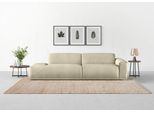Big-Sofa TRENDMANUFAKTUR "Braga, mit hochwertigem Kaltschaum, Megasofa, in Cord erhältlich", silber (silber lining), B:277cm H:72cm T:107cm, 100% Polyester, Sofas, Big-Sofa, modernes Big-Sofa, Couch mit hohem Sitzkomfort, 277/72/107 cm (B/H/T)