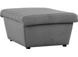 Hocker "LOOKS VIII", grau (steel), B:90cm H:43cm T:105cm, 100% Polyester, LOOKS BY WOLFGANG JOOP, Hocker, Hocker, Quersteppung, passend zur Serie LOOKS VIII