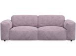 2,5-Sitzer FLEXLUX "Lucera Sofa, super bequem durch hochwertigen Sitzaufbau mit Kaltschaum", lila (soft lavender), B:219cm H:73cm T:102cm, 85% Polyester/15%Polyamide, Sofas, 2 5-Sitzer, modern & anschmiegsam, Designsofa