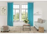 Vorhang OTTO HOME "Parry" Gr. 4, blau (aquablau), B:140cm H:245cm, Polyester, Recyceltes Material, Gardinen, Vorhang, 2-er Set, blickdicht, monochrom, basic, Topseller