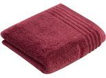 Handtuch VOSSEN "Vienna Style Supersoft", lila (hibiscus), B:60cm L:110cm, Webfrottier, Baumwolle, Handtücher, Handtuch, Supersoft Baumwolle