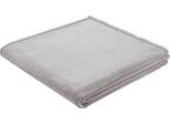 Wohndecke BIEDERLACK "King Fleece", grau, B:150cm L:200cm, Kunstfaser, Wohndecken, Wohndecke, leicht, Kuscheldecke