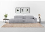 Big-Sofa TRENDMANUFAKTUR "Braga, mit hochwertigem Kaltschaum, Megasofa, in Cord erhältlich", grau, B:277cm H:72cm T:107cm, 88% Polyester, 12% Polyacrl, Sofas, Big-Sofa, modernes Big-Sofa, Couch mit hohem Sitzkomfort, 277/72/107 cm (B/H/T)
