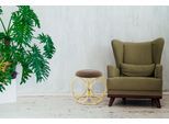 Sitzhocker KAYOOM "Hocker Whitney 325,Hocker mit offenem Design, Gestell aus Metall", grau (taupe, gold), B:40cm H:49cm T:40cm, Bezug: 80% Baumwolle 20% Polyester (Samt) Gestell: Stahl, Hocker, Sitzhocker, glamourös, hochwertig, pflegeleicht, rundes Sitzkissen