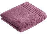 Handtuch VOSSEN "Vienna Style Supersoft", lila (schwarzberry), B:50cm L:100cm, Webfrottier, Baumwolle, Handtücher, Handtuch, Supersoft Baumwolle