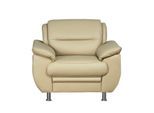 Sessel SIT & MORE "Mailand, B: 99 cm", beige (creme), B:99cm H:85cm T:90cm, Luxus-Kunstleder;Kunstleder Softlux;NaturLEDER (echtes Rindleder)/Korpus passendes Kunstleder Softlux;Luxus-Microfaser Altara Nubuck (100% Polyester), Sessel, Sessel, individuell zu kombinieren
