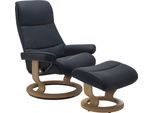 Relaxsessel STRESSLESS "View", blau (shadow blau paloma), B:78cm H:105cm T:78cm, Leder BATICK: BATICK ist ein leicht korrigiertes, durchgefärbtes und genarbtes Möbelleder, bei dem die meisten Unebenheiten und Spuren in der Regel entfernt wurden.;Leder PALOMA: PALOMA ist ein durchgefärbtes Semianilin-Möbelleder mit natürlicher Narbung.;ROHLEDER Stoff Q2 FARON: Ein fester zuverlässiger Bouclé mit ei