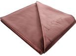 Wohndecke "Anisa", braun (cognac), B:150cm L:200cm, Baumwolle, Kunstfaser, LEGER HOME BY LENA GERCKE, Wohndecken, Wohndecke, mit modernem Schriftzug, Kuscheldecke