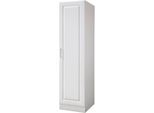 Vorratsschrank KOCHSTATION "KS-Stockholm", weiß (matt weiß), B:50cm H:200cm T:60cm, MDF, Schränke, Vorratsschrank, Breite 50 cm, mit 8 Einlegeböden