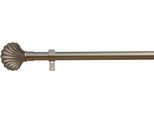 Gardinenstange INDEKO "Volterra", silber (silberfarben), L:260cm Ø:16mm, Eisen, Gardinenstangen, Gardinenstange