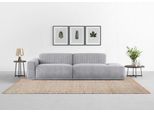 Big-Sofa TRENDMANUFAKTUR "Braga, mit hochwertigem Kaltschaum, Megasofa, Japandi-Design", grau, B:277cm H:72cm T:107cm, 88% Polyester, 12% Polyacrl, Sofas, Big-Sofa, modernes Big-Sofa, Couch mit hohem Sitzkomfort, 277/72/107 cm (B/H/T)