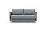 Schlafsofa INNOVATION LIVING ™ "Cubed Klappsofa, hochwertige Schlaffunktion, Design und extra Komfort", grau (granit), B:154cm H:77cm T:103cm, Sofas, Schlafsofa, Frontauszug, sehr platzsparend, abgewinkelt Sitzen, waagerecht liegen