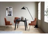 Polsterstuhl STRESSLESS "Laurel", braun (copper paloma, chrom glänzend), B:58cm H:92cm T:59cm, Leder PALOMA: PALOMA ist ein durchgefärbtes Semianilin-Möbelleder mit natürlicher Narbung., Stühle, Polsterstuhl, Low Back mit Armlehne, Größe L, mit Beinen aus Stahl in Chrom glänzend