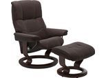 Relaxsessel STRESSLESS "Mayfair", braun (chocolate paloma), B:75cm H:99cm T:73cm, Leder BATICK: BATICK ist ein leicht korrigiertes, durchgefärbtes und genarbtes Möbelleder, bei dem die meisten Unebenheiten und Spuren in der Regel entfernt wurden.;Leder PALOMA: PALOMA ist ein durchgefärbtes Semianilin-Möbelleder mit natürlicher Narbung.;ROHLEDER Stoff Q2 FARON: Ein fester zuverlässiger Bouclé mit e