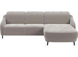 Ecksofa SIT & MORE "Blues L-Form", grau (anthrazit), B:271cm H:93cm T:191cm, 100% Polyester, Sofas, Ecksofa, wahlweise mit Klapptisch und USB