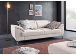 2,5-Sitzer SIT & MORE "Percy", beige (linen), B:207cm T:112cm, Sofas, 2 5-Sitzer, 12 cm Fußhöhe, Sitztiefenverstellung, wahlweise Kopfteilverstellung