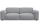 2,5-Sitzer FLEXLUX "Lucera Sofa, super bequem durch hochwertigen Sitzaufbau mit Kaltschaum", grau (sophisto grau), B:219cm H:73cm T:102cm, 100% Polyester, Sofas, 2 5-Sitzer, modern & anschmiegsam, Designsofa