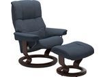 Relaxsessel STRESSLESS "Mayfair", blau (blau dinamica), B:75cm H:99cm T:73cm, Leder BATICK: BATICK ist ein leicht korrigiertes, durchgefärbtes und genarbtes Möbelleder, bei dem die meisten Unebenheiten und Spuren in der Regel entfernt wurden.;Leder PALOMA: PALOMA ist ein durchgefärbtes Semianilin-Möbelleder mit natürlicher Narbung.;ROHLEDER Stoff Q2 FARON: Ein fester zuverlässiger Bouclé mit einem