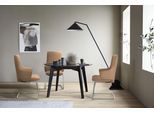 Polsterstuhl STRESSLESS "Laurel", braun (taupe paloma, schwarz matt), B:58cm H:105cm T:60cm, Leder PALOMA: PALOMA ist ein durchgefärbtes Semianilin-Möbelleder mit natürlicher Narbung., Stühle, Polsterstuhl, High Back mit Armlehne, Größe L, mit Beinen aus Stahl in Schwarz matt