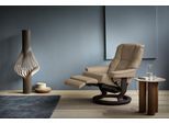 Relaxsessel STRESSLESS "Mayfair", braun (sand dinamica), B:79cm H:101cm T:77cm, Leder BATICK: BATICK ist ein leicht korrigiertes, durchgefärbtes und genarbtes Möbelleder, bei dem die meisten Unebenheiten und Spuren in der Regel entfernt wurden.;Leder PALOMA: PALOMA ist ein durchgefärbtes Semianilin-Möbelleder mit natürlicher Narbung.;ROHLEDER Stoff Q2 FARON: Ein fester zuverlässiger Bouclé mit ein