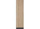 Vorratsschrank KOCHSTATION "KS-Gera", grau (eiche, anthrazit), B:50cm H:200cm T:60cm, Holzwerkstoff, Schränke, Vorratsschrank, Breite 50 cm