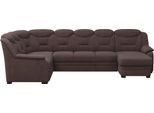 Wohnlandschaft COTTA "Marcus U-Form", grau (charcoal), B:330cm H:99cm T:211cm, 100% Polyester, Sofas, Wohnlandschaft, wahlweise mit Bettfunktion & Stauraum